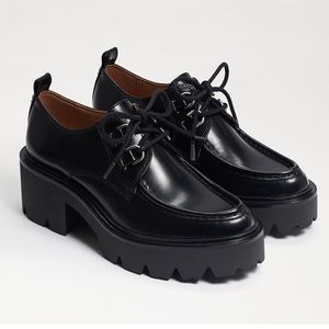 Sam Edelman MONNA LACE UP LUG SOLE CHUNKY LOAFER - Size US 11